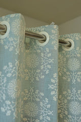 Curtains - Premium embroidery designer curtains semi Transparent/sheer vedic prebooking