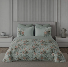 Bedsheets - Premium digital print floral king size soft cotton bedsheets