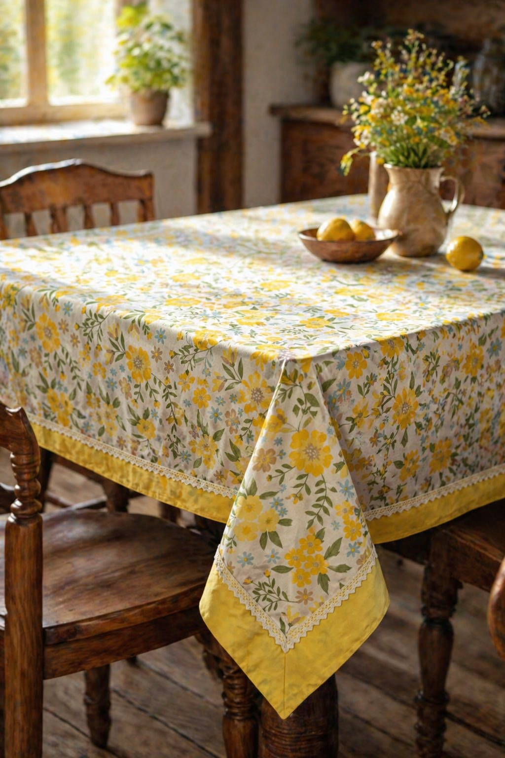 Table cloths -  4 seater printed table cloth | 54 * 78 inch