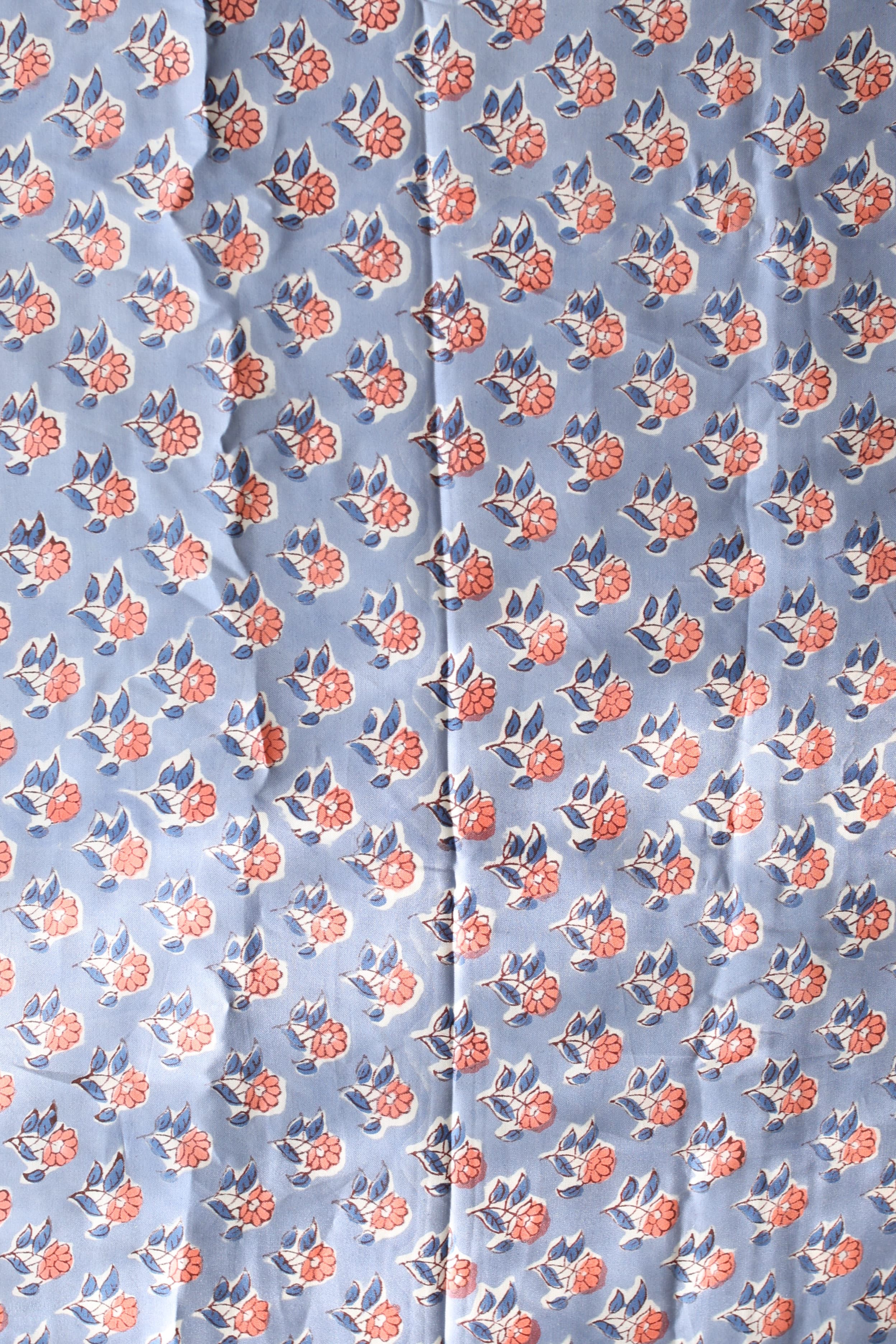 Fabrics - Satin Modal Handblock fabrics