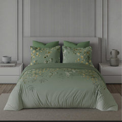 Bedsheets - Premium digital print floral king size soft cotton bedsheets