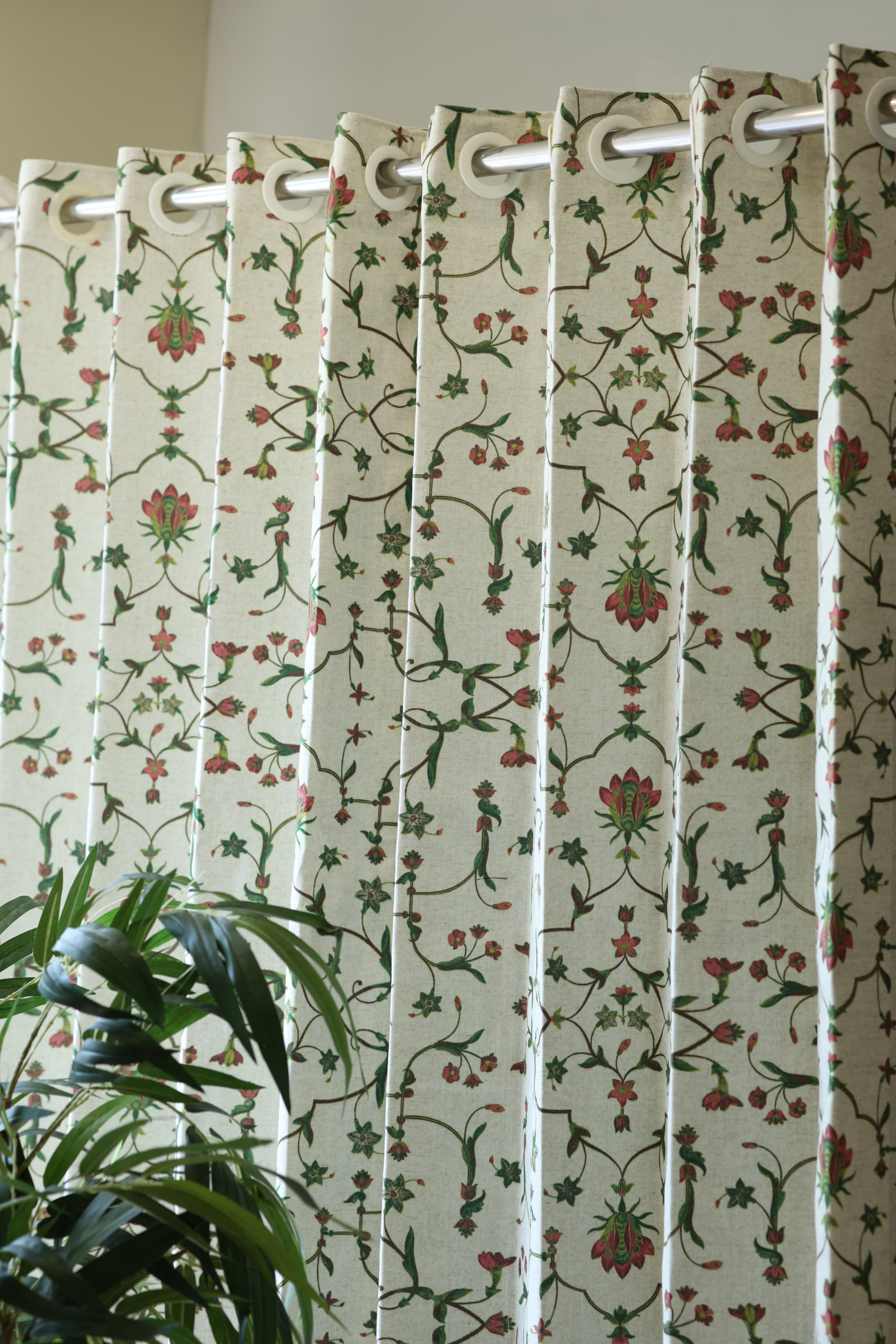 Curtains - Premium Tajmahal floral Opaque curtains