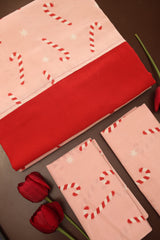 Bedsheets - King Daily use border bedsheets xmas