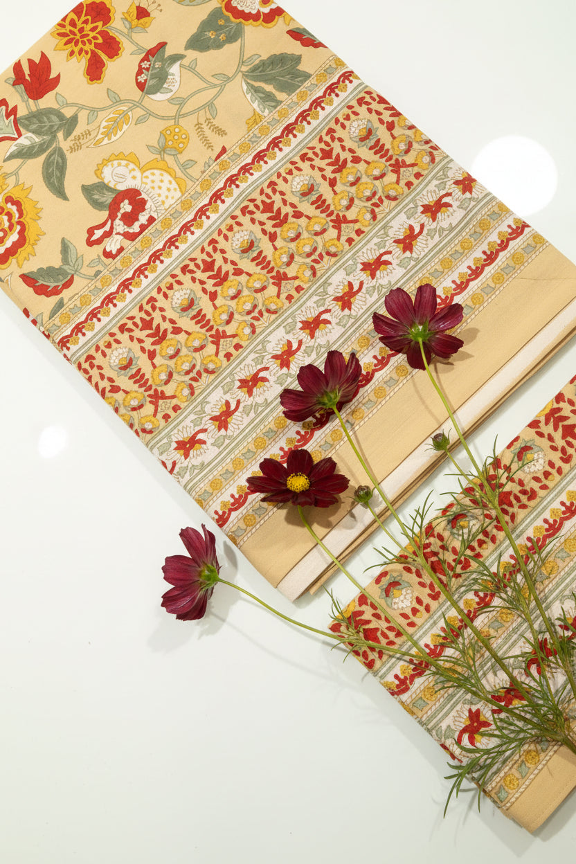 Bedsheets - Queen handblock printed bedsheets (san)