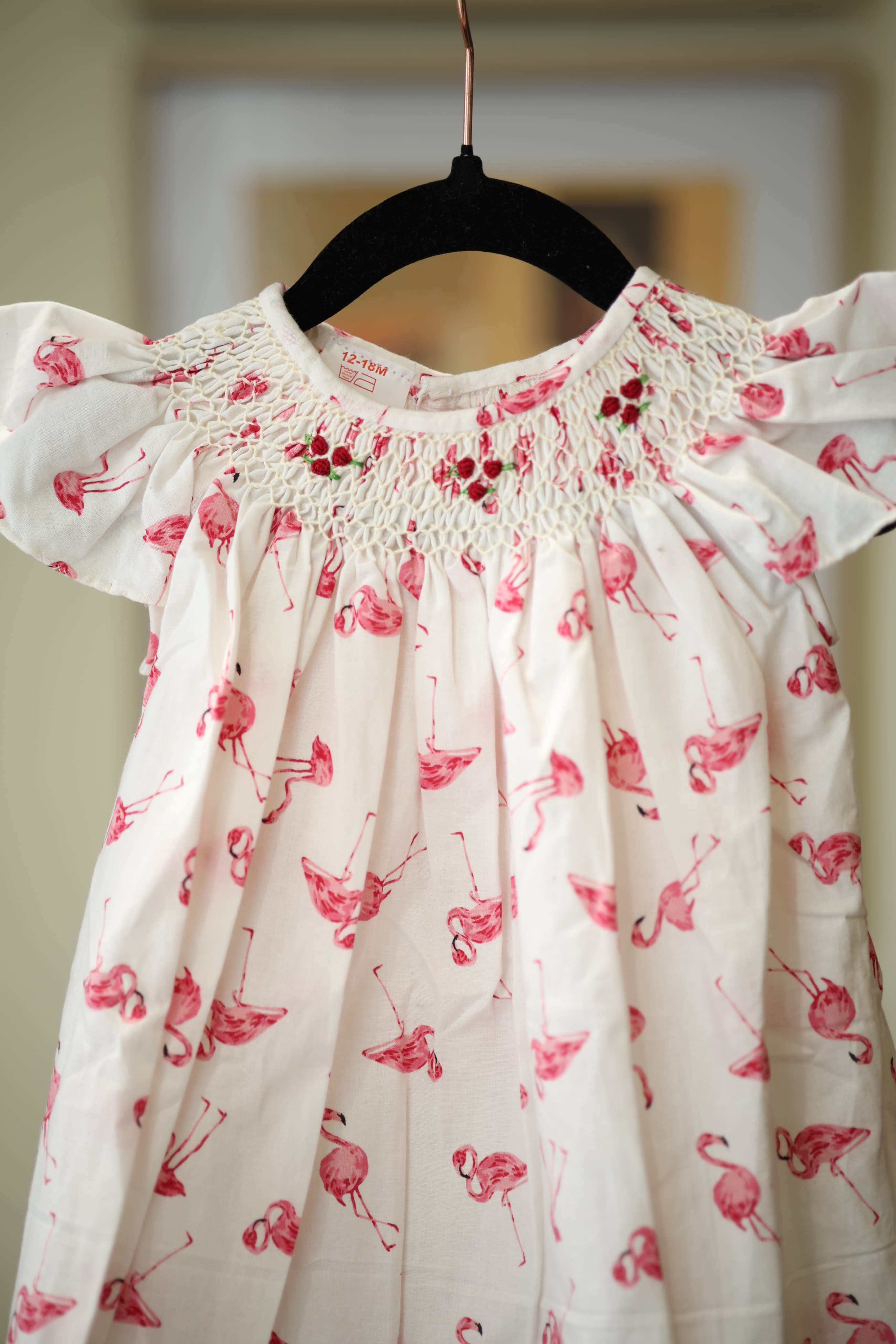 Kids smocked dress 12-18 month