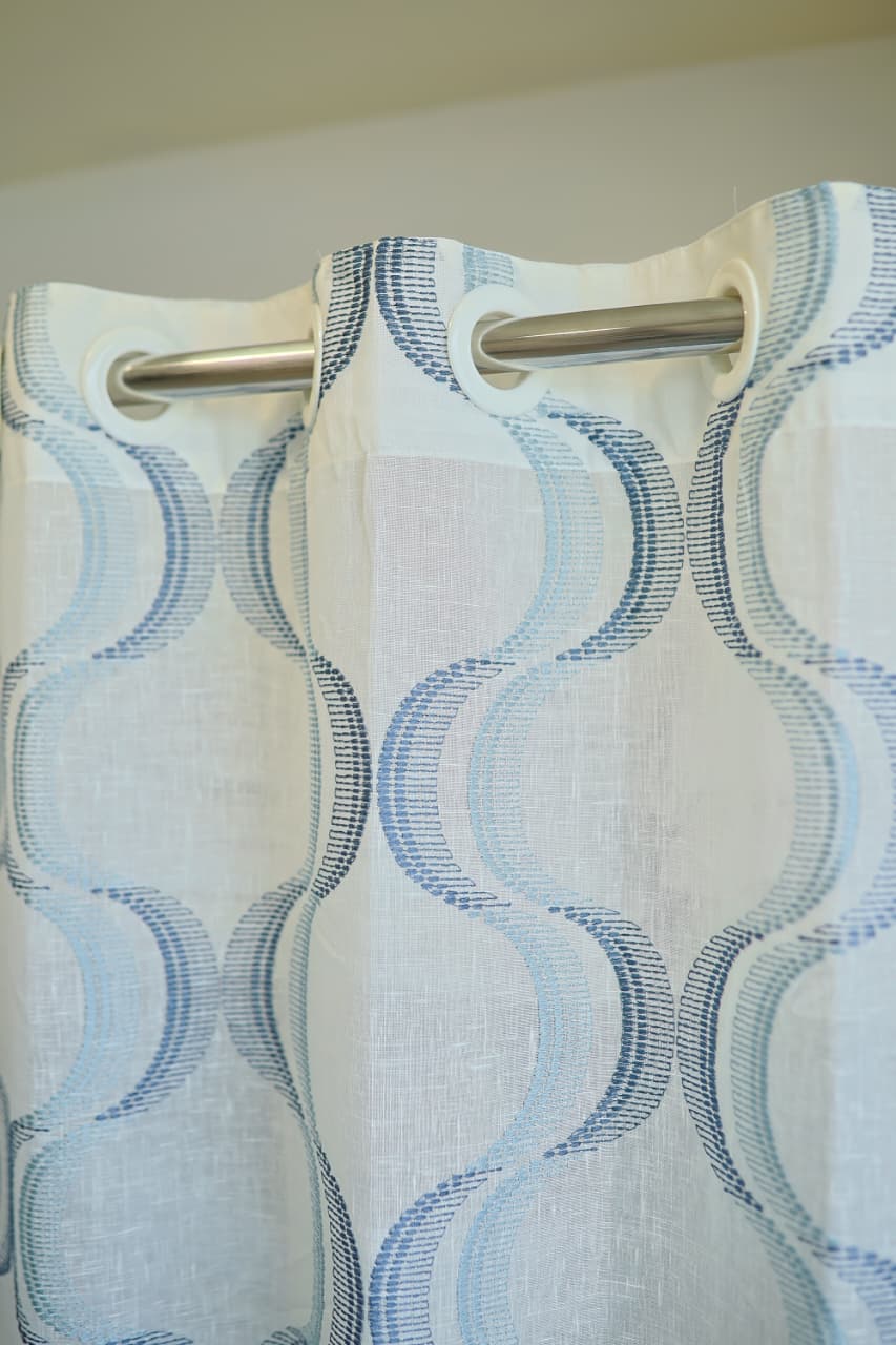 Curtains -Premium embroidery sheer curtain