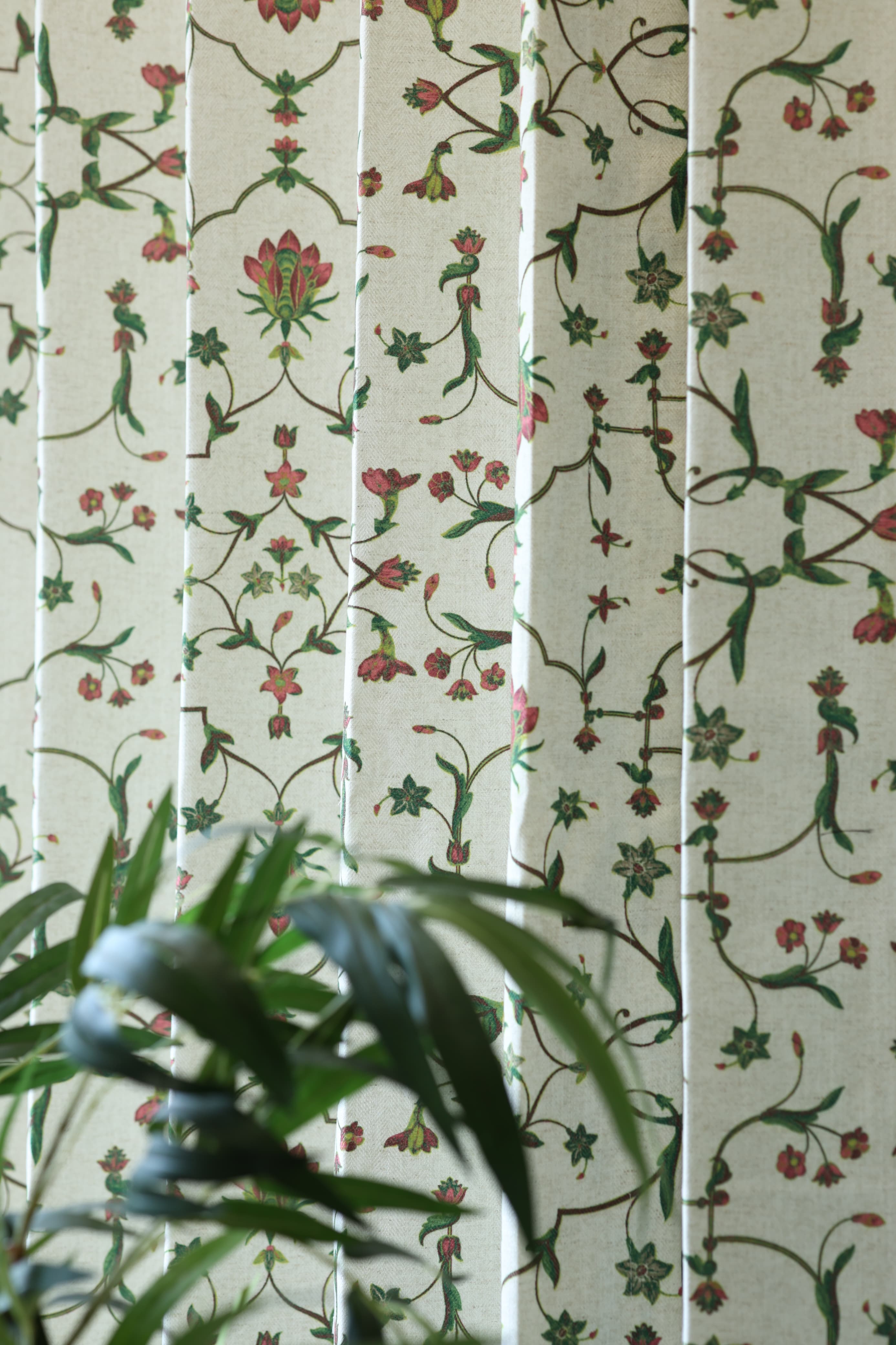 Curtains - Premium Tajmahal floral Opaque curtains