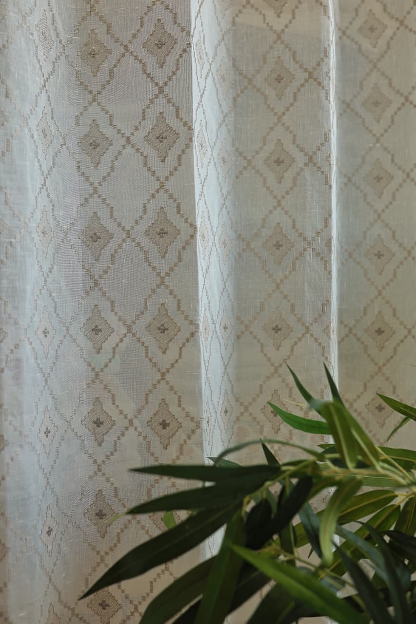 Curtains -Premium embroidery sheer curtain
