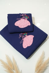 Bedsheets - Single Cross stitch embroidery bedsheets