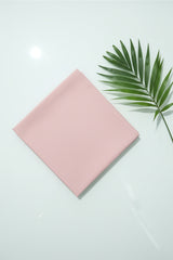 Bedsheets - Satin solid plain colour bedsheets (Misty Rose)
