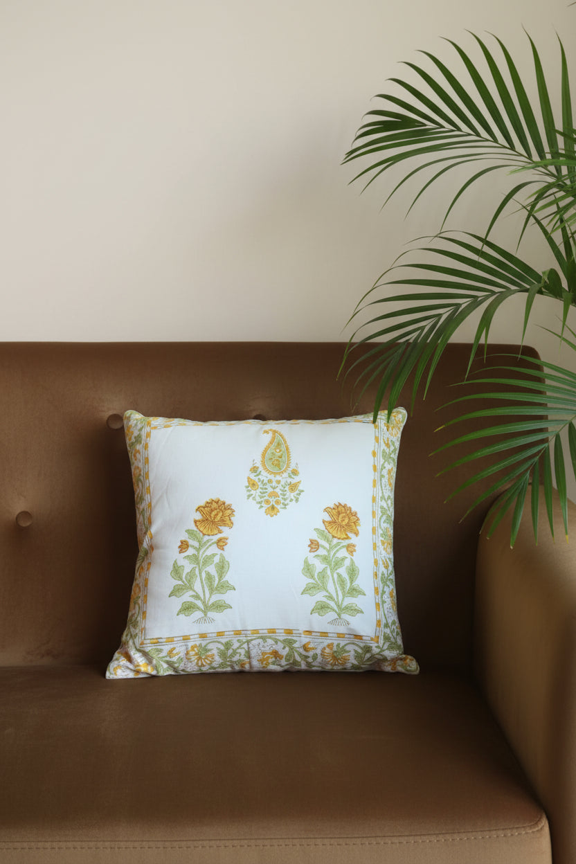 Cushion Cover | Handblock Cushion Cover 16*16 inches