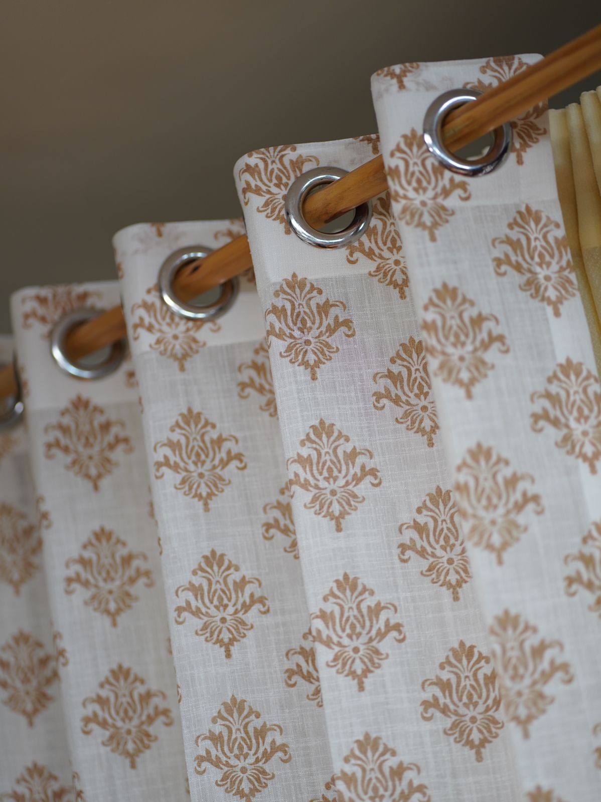 Curtains - Premium printed sheer curtains prebooking (description )