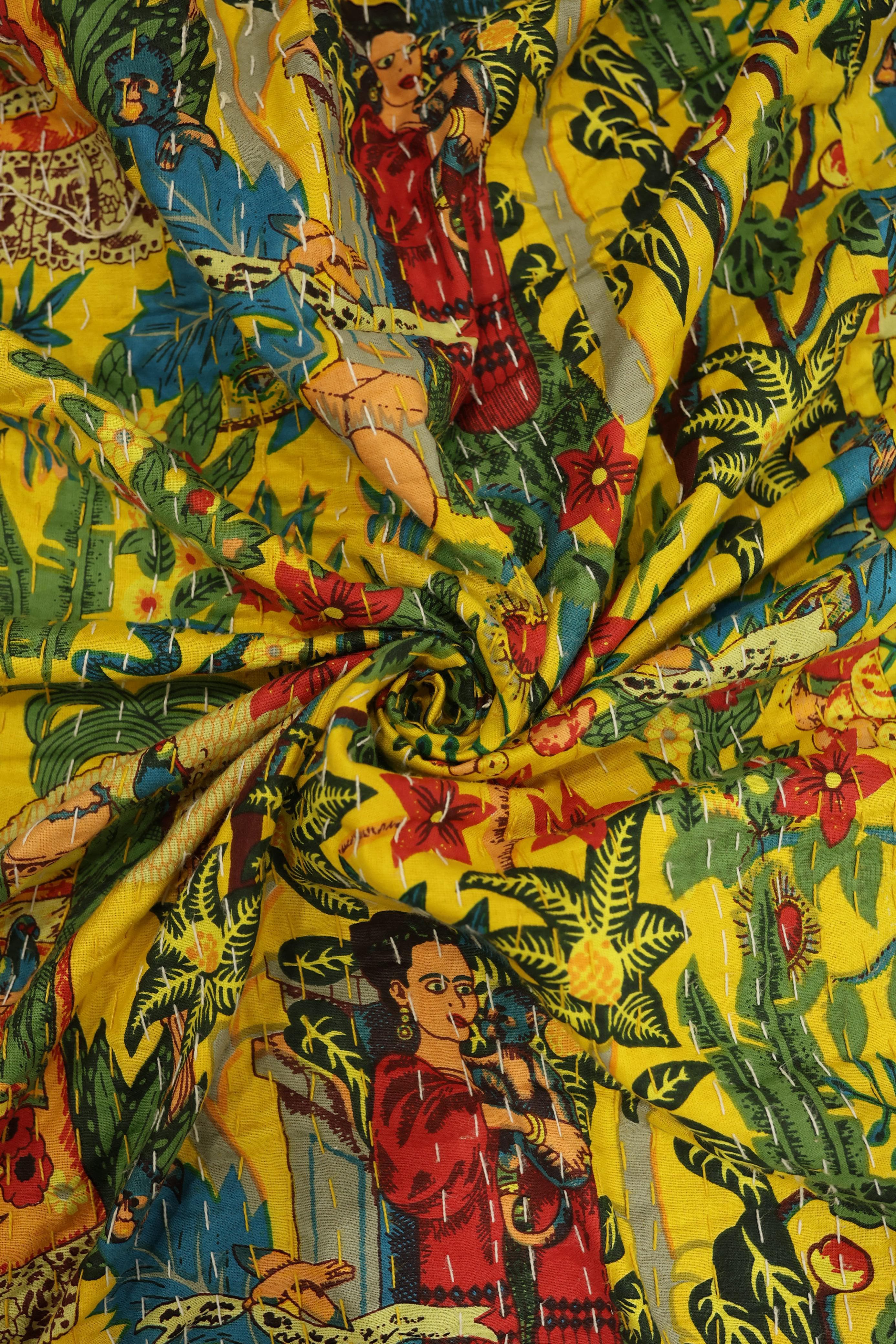 Bedspread - Kantha bedspread