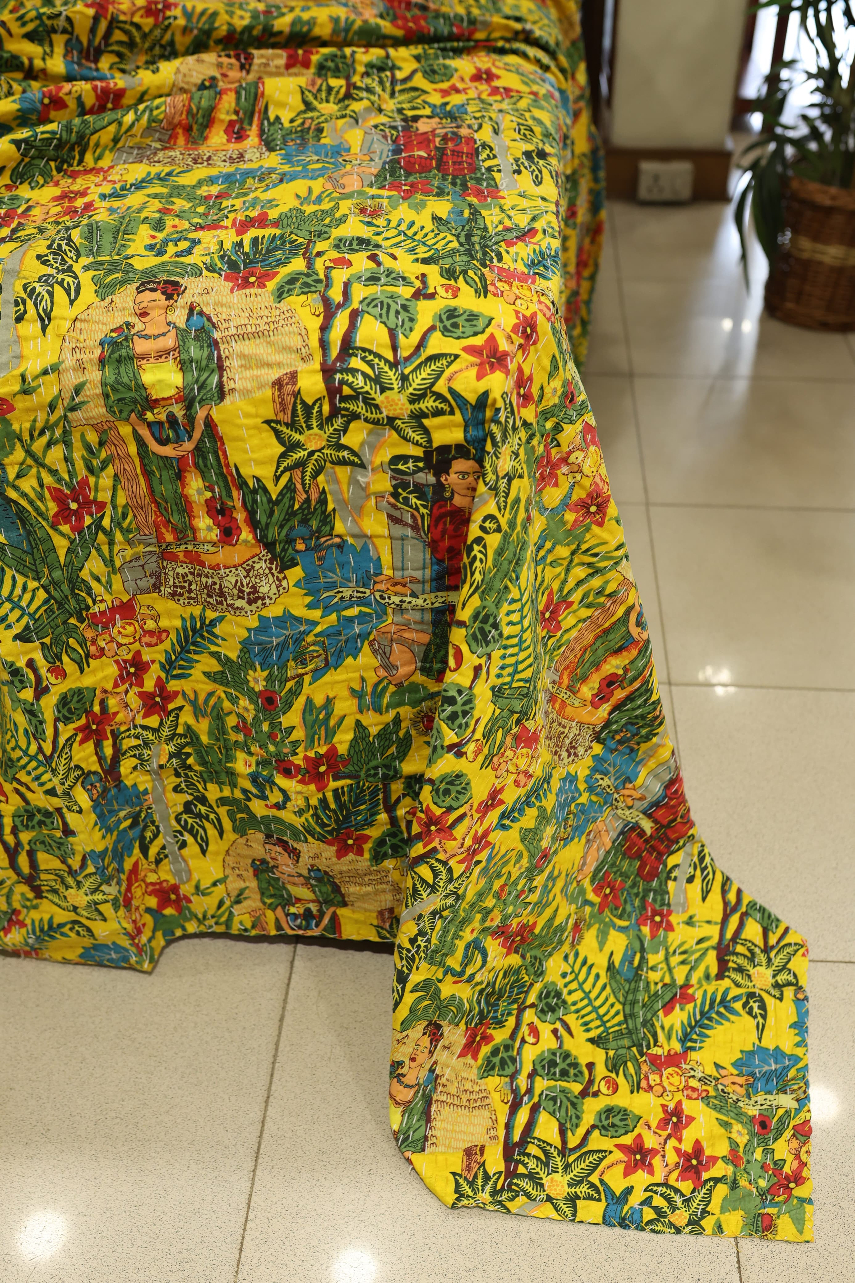 Bedspread - Kantha bedspread