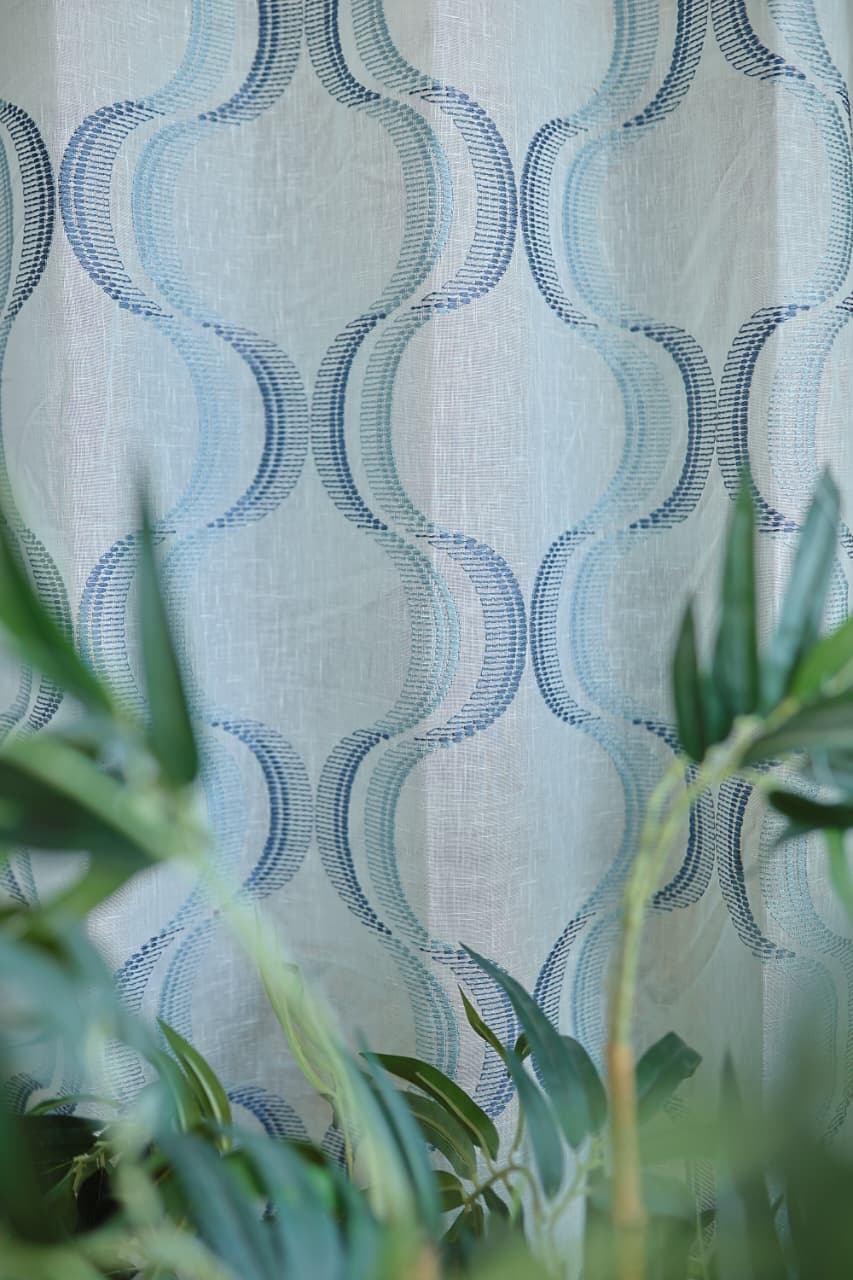 Curtains -Premium embroidery sheer curtain