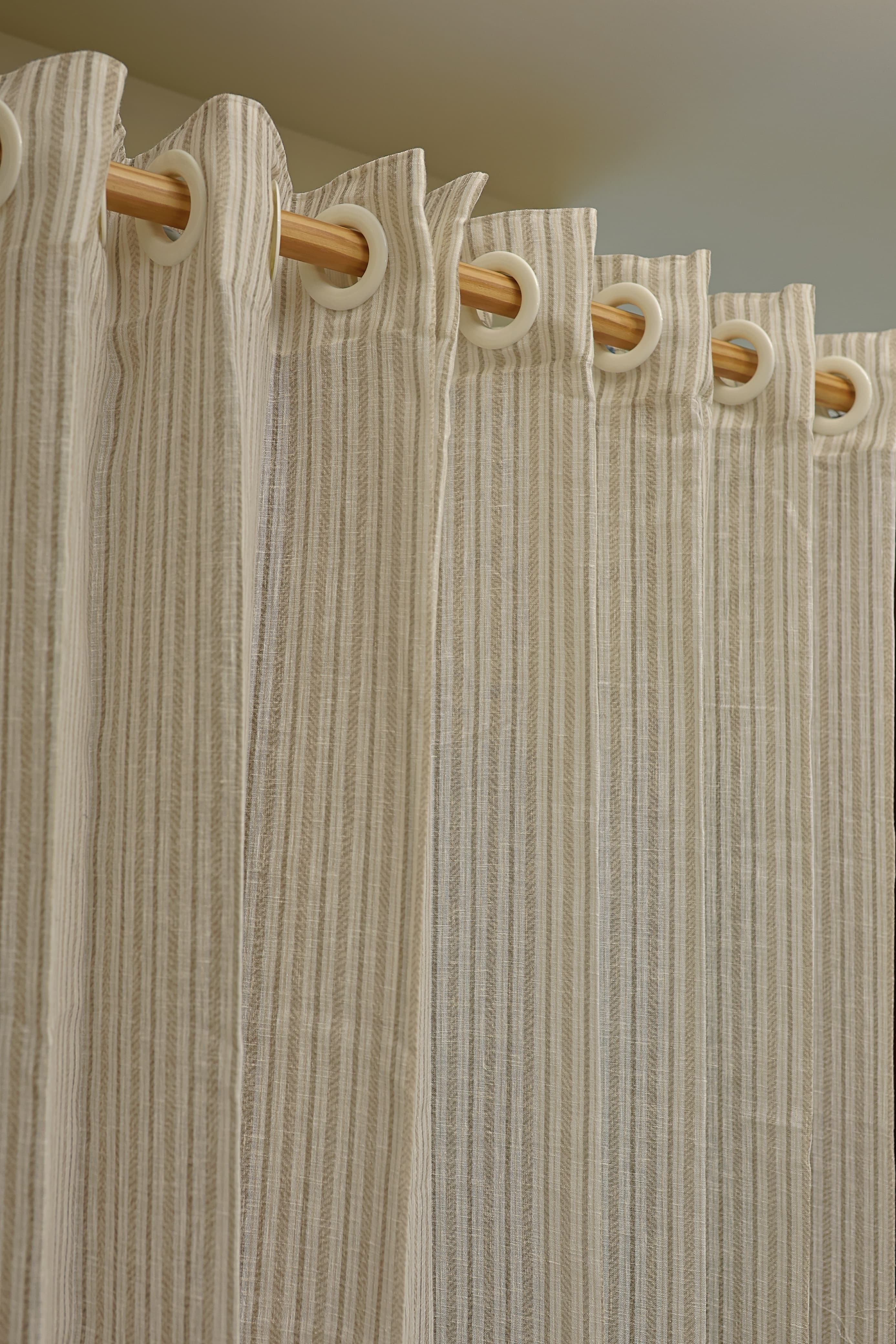 Curtains - Self printed semi transparent / Semi sheer curtains