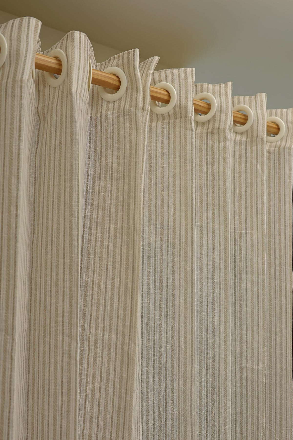 Curtains - Self printed semi transparent / Semi sheer curtains