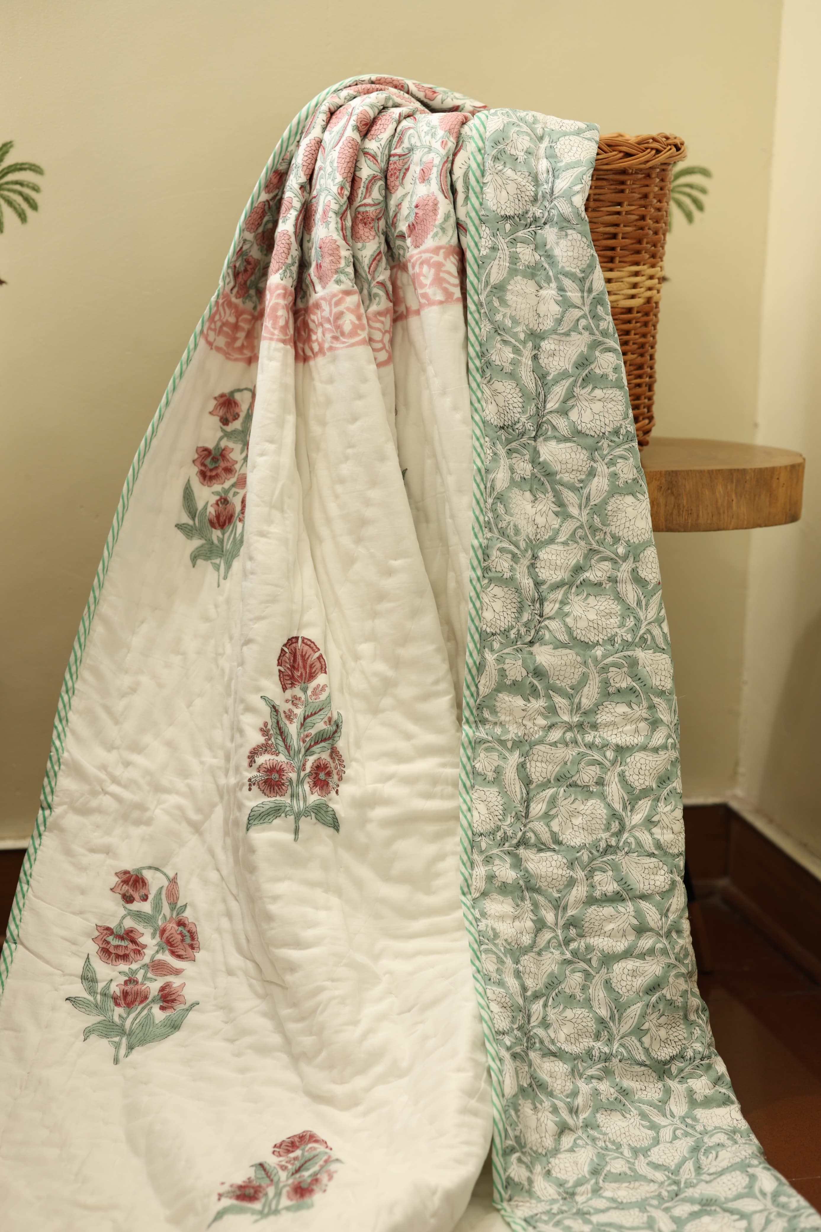 Single Quilt Handblock print