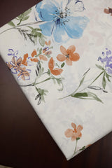 Bedsheets - Queen premium soft cotton bedsheet Digital print DD (cres) 2.24*2.54 mtr
