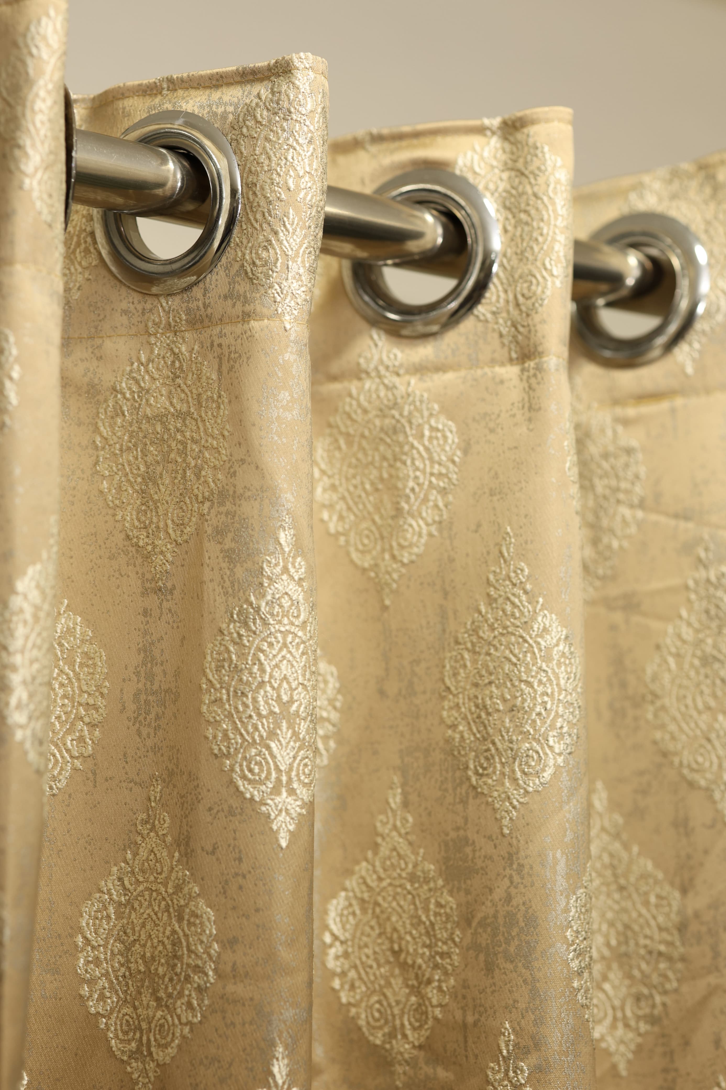 Curtains - Jacquard self printed curtains opaque
