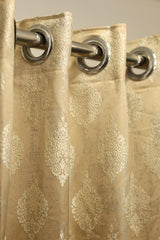 Curtains - Jacquard self printed curtains opaque