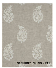 Fabric only Curtains -Premium embroidery designer curtains opaque