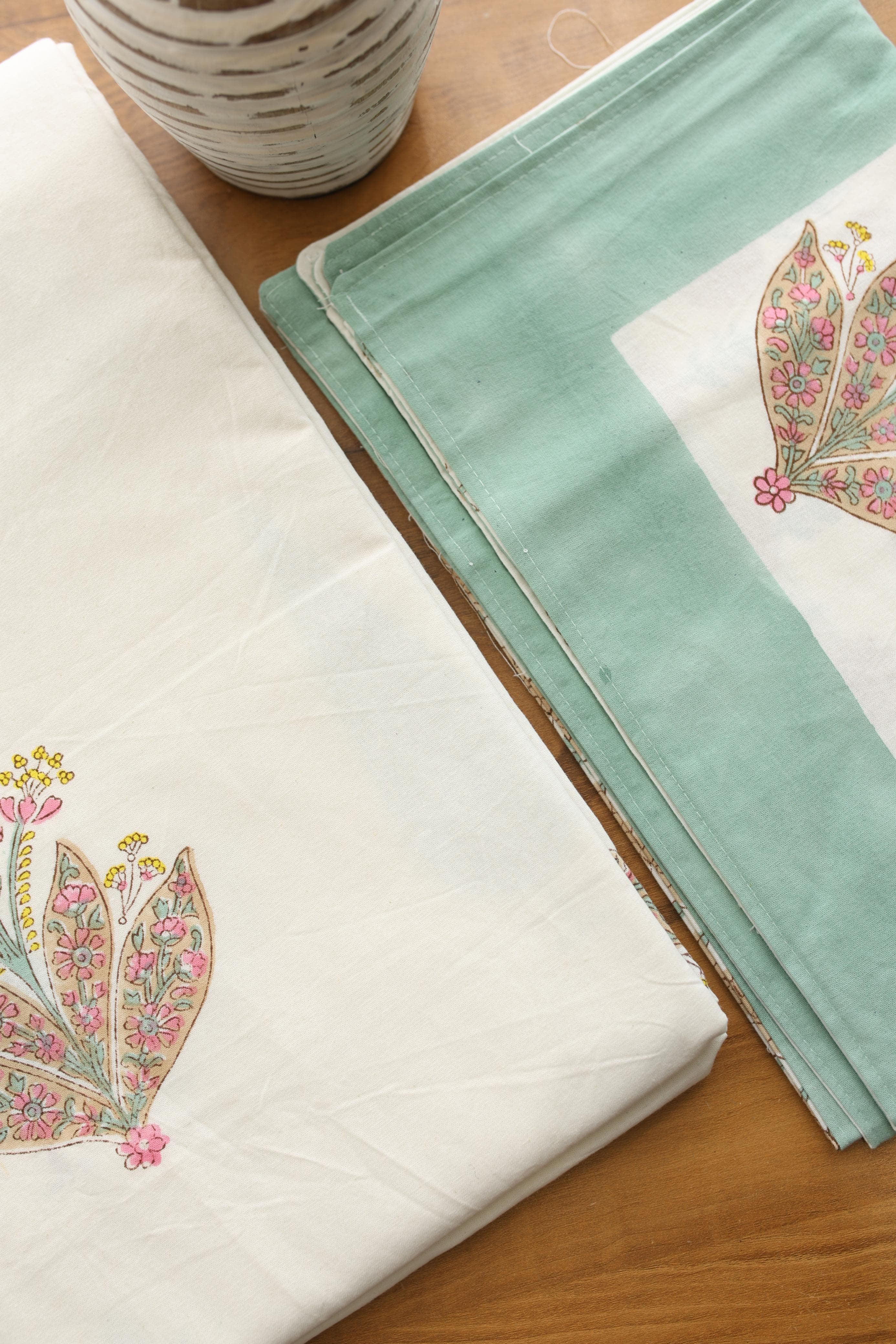 Bedsheets - king Handblock print bedsheets