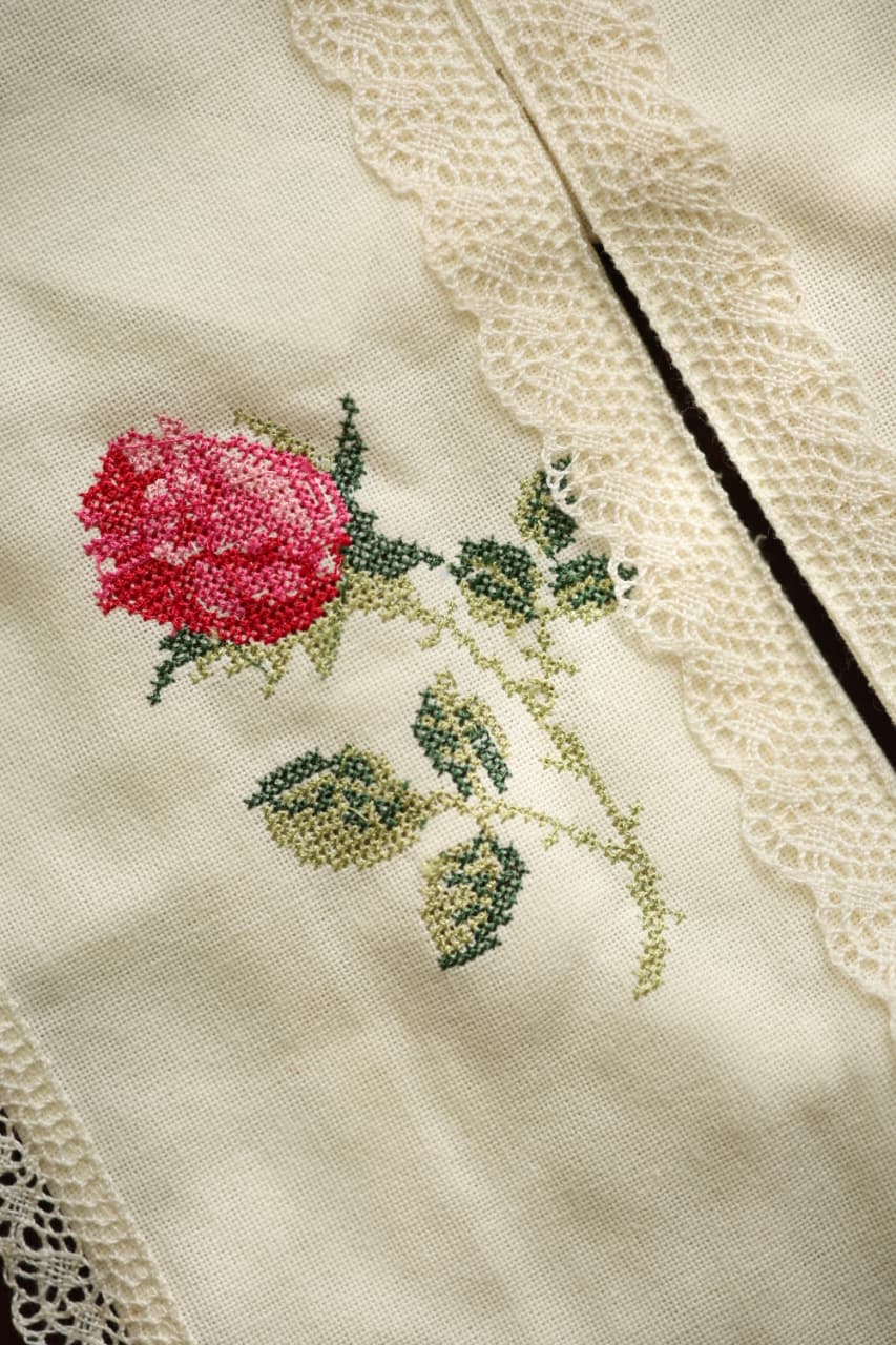 Tissue box covers - Dd cross stitch embroidery