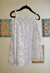 Kids smocked dress 6-10 months