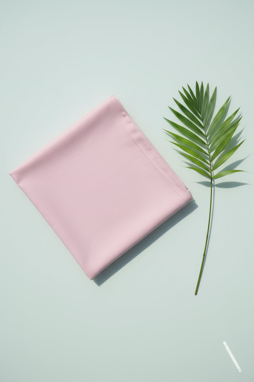 Bedsheets - Satin solid plain colour bedsheets (solid pink)
