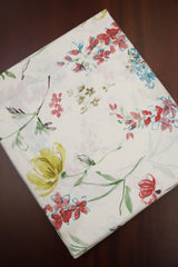 Bedsheets - Queen premium soft cotton bedsheet Digital print DD (cres) 2.24*2.54 mtr